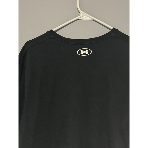 Under Armour Hoops Icon Basketball T-Shirt Black‎ Men's Large Cotton Blend - Picture 5 of 6